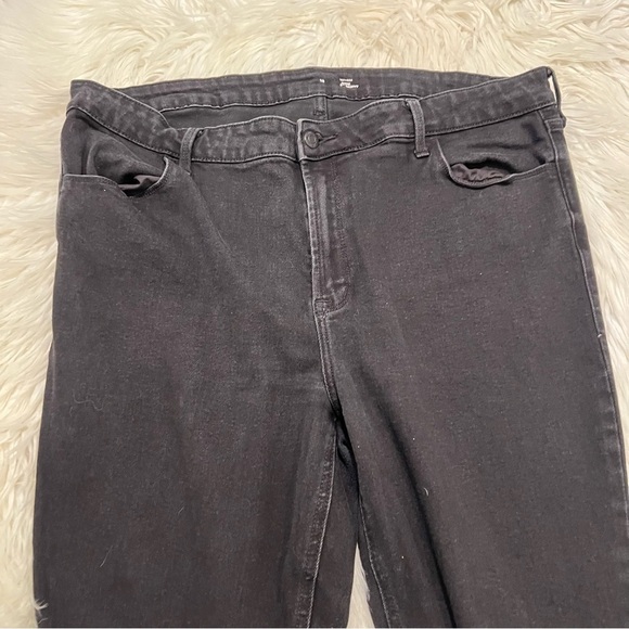 Old Navy High-Rise Wow Super Skinny Jean Black 18 - Picture 4 of 11